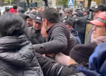 (ვიდეო) – რაჭის ტყეების საქმე – პოლიციამ მოქალაქეებს კარვის გაშლის უფლება არ მისცა