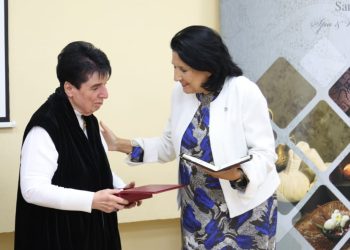 პრეზიდენტმა ნონა გაფრინდაშვილი თამარ მეფის ორდენით დააჯილდოვა
