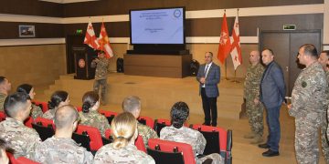 დავით ნარმანიამ საქართველოს ეროვნული თავდაცვის აკადემიის იუნკერებს  სემეკის საქმიანობა გააცნო