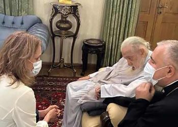 “ვლოცულობთ მძევალთა გათავისუფლებისათვის” – ილია მეორე ისრაელის ელჩს შეხვდა