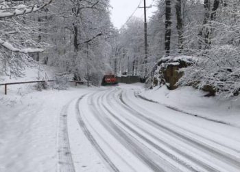 დიდთოვლობის გამო, გურიის გზების ნაწილზე ავტომობილების მოძრაობა აიკრძალა