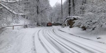 დიდთოვლობის გამო, გურიის გზების ნაწილზე ავტომობილების მოძრაობა აიკრძალა
