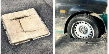 “ლუქებია თუ ხაფანგები?”; “სხვა ჭებიც ბეწვზეა, ვინმე არ ჩავარდეს” – ფოტო