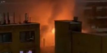 მოსკოვში ელექტროაღჭურვილობის საწარმო იწვის