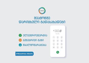 ელექტროენერგიის, ბუნებრივი გაზისა და წყალმომარაგების კომუნალური მომსახურებების შესახებ ინფორმაცია *303# სერვისით მილიონზე მეტმა მოქალაქემ მიიღო