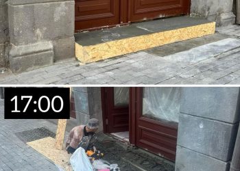 აღმაშენებელზე მდებარე კულტურული მემკვიდრეობის ძეგლს, რომლის შესასვლელიც ჩააბეტონეს, პირვანდელი სახე დაუბრუნდა