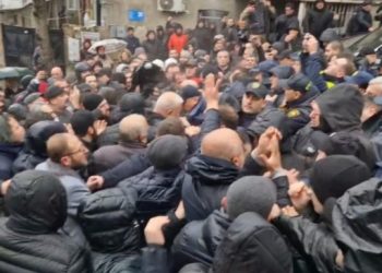 ვიდეო – რა ხდება ნატა ფერაძის სახლთან? – “ხაჭაპურებს ვაცხობ”