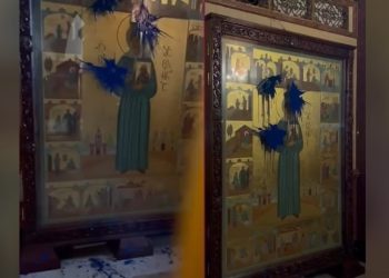 „არათუ საღებავის შესხმა, მართლმადიდებლური კანონიკის მიხედვით არაკანონიკური და მკრეხელური ხატი უნდა დაიწვას!“ – დეკანოზი ილია ჭიღლაძე