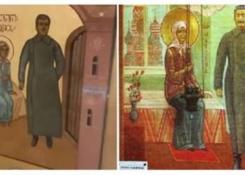 “სამებიდან გამოტანილ იქნას სტალინის გამოსახულებიანი ხატი!” – პეტიცია