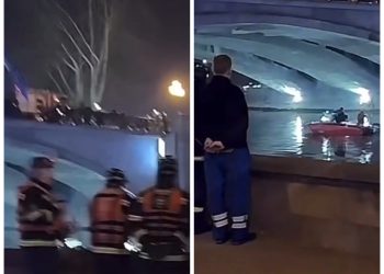 მეტეხის ხიდიდან მანქანა მტკვარში გადავარდა – მიმდინარეობს სამძებრო სამუშაო