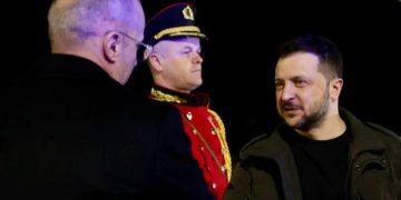 ვოლოდიმირ ზელენსკი ალბანეთს ეწვია