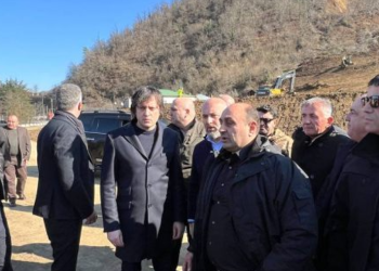 ირაკლი კობახიძე სოფელ ნერგეეთში, სტიქიის ზონაში ჩავიდა