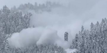 სვანეთში ზვავი ჩამოწვა – ვიდეო