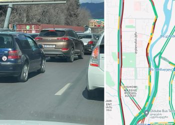 ,,მძღოლების საყურადღებოდ – აღმაშენებლის ხეივანში მოძრაობა პარალიზებულია” – ,,ჩემი ქალაქი მკლავს”