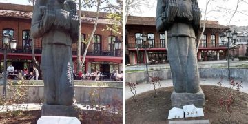 ,,ნიკალას” წარწერა უკვე რამოდენიმე თვეა გატეხილი დევს ასე” – ,,ჩემი ქალაქი მკლავს”