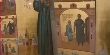 მატრონა მოსკოველის ხატი, რომელზეც სტალინიც იყო გამოსახული, სამებაში აღარ დაბრუნდება