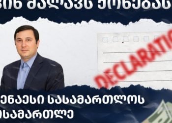 უზენაესი სასამართლოს მოსამართლე მიქაბერიძე დეკლარაციაში ცოლის უძრავ ქონებას მალავს – საერთაშორისო გამჭვირვალობა