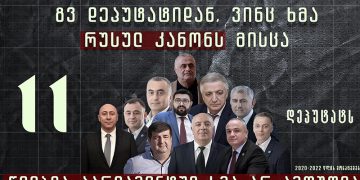 მდუმარე დეპუტატები, რომლებმაც ხმა რუსულ კანონს მისცეს