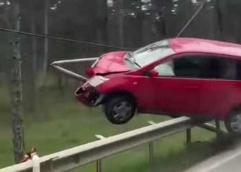 ავარია წყნეთის გზაზე – ვიდეო