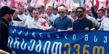 ცოტნე ივანიშვილი „ოცნების” აქციაზე გამოჩნდა