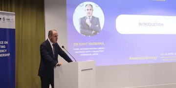 დავით ნარმანია ენერგოეფექტურობისა და მდგრადი გათბობის შესახებ საერთაშორისო  კონფერენციაზე სიტყვით წარდგა