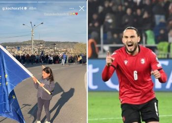 გიორგი ქოჩორაშვილის “სთორი” დღევანდელი აქციიდან