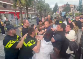 ბათუმში აქციაზე ერთი პირი დააკავეს – ახლობლების თქმით, კაცი შშმ პირია