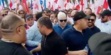 „ეს არის ქართული კანონი, მე ქართველ ახალგაზრდებს მხარს ვუჭერ და ჩვენი სუვერენიტეტისთვის ვდგავარ აქ” – ცოტნე ივანიშვილი
