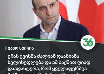 ,, უჩას (აბაშიძე) ქეისმა, რეალურად ძალიან დააზიანა ხელისუფლება” – იაგო ხვიჩია