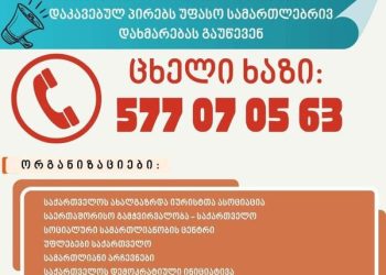 „თუ თქვენ დაგაკავეს აქციაზე, ქართული არასამთავრობო ორგანიზაციები მზად არიან უფასოდ გაგიწიონ იურიდიული დახმარება“ – ცხელი ხაზი