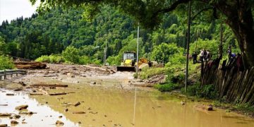 ცაგერი-ლენტეხის ტერიტორიაზე, 5 ლოკაციაზე მეწყრული პროცესი გააქტიურდა