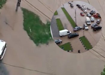 სტიქია ქუთაისში – დატბორილია ქუჩები