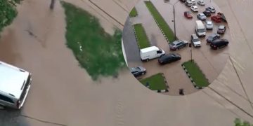 სტიქია ქუთაისში – დატბორილია ქუჩები