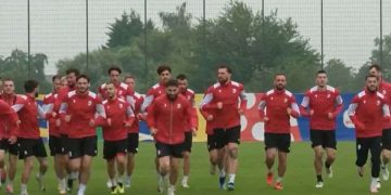 ეროვნული ნაკრები დღეს ფელბერტში საწვრთნელ ვარჯიშს ჩაატარებს