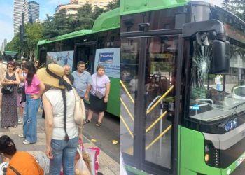 ჭავჭავაძეზე ავტობუსი ქვეითს დაეჯახა