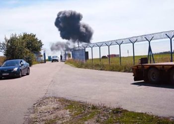 პოლონეთში, სამხედრო წვრთნების დროს, თვითმფრინავი ჩამოვარდა | არის მსხვერპლი