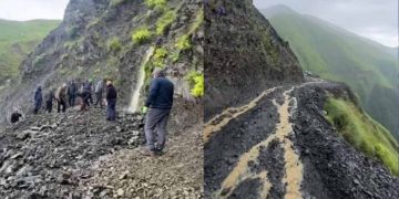 თუშეთის გზაზე ჩამოტანილმა ნაშალმა სავალი ნაწილი ჩახერგა