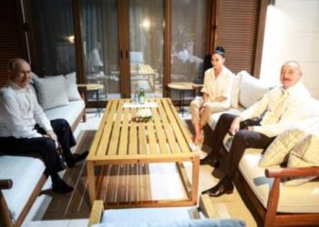 ბაქოში ილჰამ ალიევისა და ვლადიმერ პუტინის შეხვედრა მიმდინარეობს