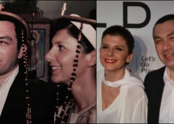 „დედაჩემმა გაგვახსენა, რასაკვირველია! ყველას გილოცავთ ამ დიდებულ დღეს! 18 წელი“ – თამარ ჩერგოლეიშვილი მეუღლესთან, გიგა ბოკერიასთან ერთად გადაღებულ ჯვრისწერის ფოტოს ავრცელებს