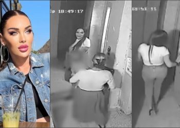 რა ხდებოდა კესარია აბრამიძის სახლთან მკვლელობამდე რამდენიმე წუთით ადრე – მედიაში სათვალთვალო კამერის ჩანაწერი ვრცელდება