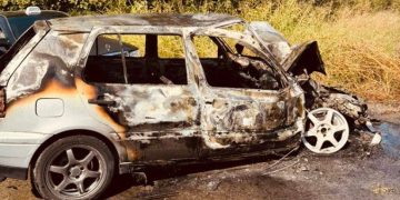 ავარია სიღნაღში – შეჯახების შემდეგ მანქანა დაიწვა