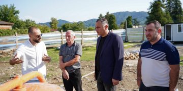 ლანჩხუთში სპორტული კომპლექსის მშენებლობა დაიწყო