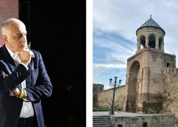 სვეტიცხოვლის ჩამონგრეული სამრეკლო 200 წლის შემდეგ მამუკა ხაზარაძემ აღადგინა