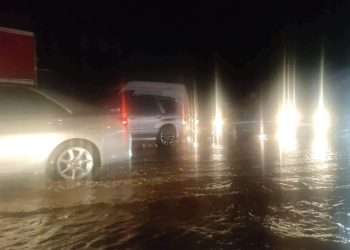 ფოთში უხვმა ნალექმა პრობლემები შექმნა