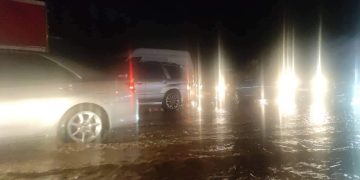 ფოთში უხვმა ნალექმა პრობლემები შექმნა