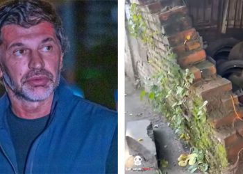 “ნებისმიერ დროს შეიძლება ჩამოვარდეს… მერია ამ კედლის მოხსნის ნებართვას არ აძლევს” – ვიდეო