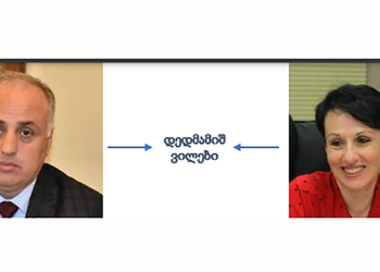 რა ფორმით იყო დიმიტრი ხუნდაძის და, რომელიც საჯარო მოხელეა, არჩევნებში ჩართული?