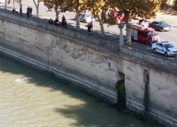 ვახუშტის ხიდის მიმდებარედ, მტკვარში ბორანი გაიჭედა