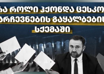 რა როლი ჰქონდა ცესკოს არჩევნების გაყალბების სქემაში – საერთაშორისო გამჭვირვალობა