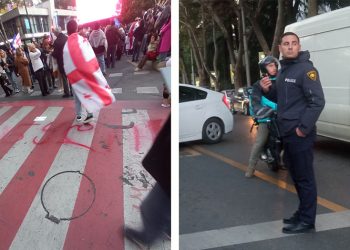 “ვიცოდეთ იმ ” გმირი” პოლიციელის ვინაობა, ვინც ჩასა@@@@@ლად ფოტოები გადაიღო” – თამუნა გიორგაძე